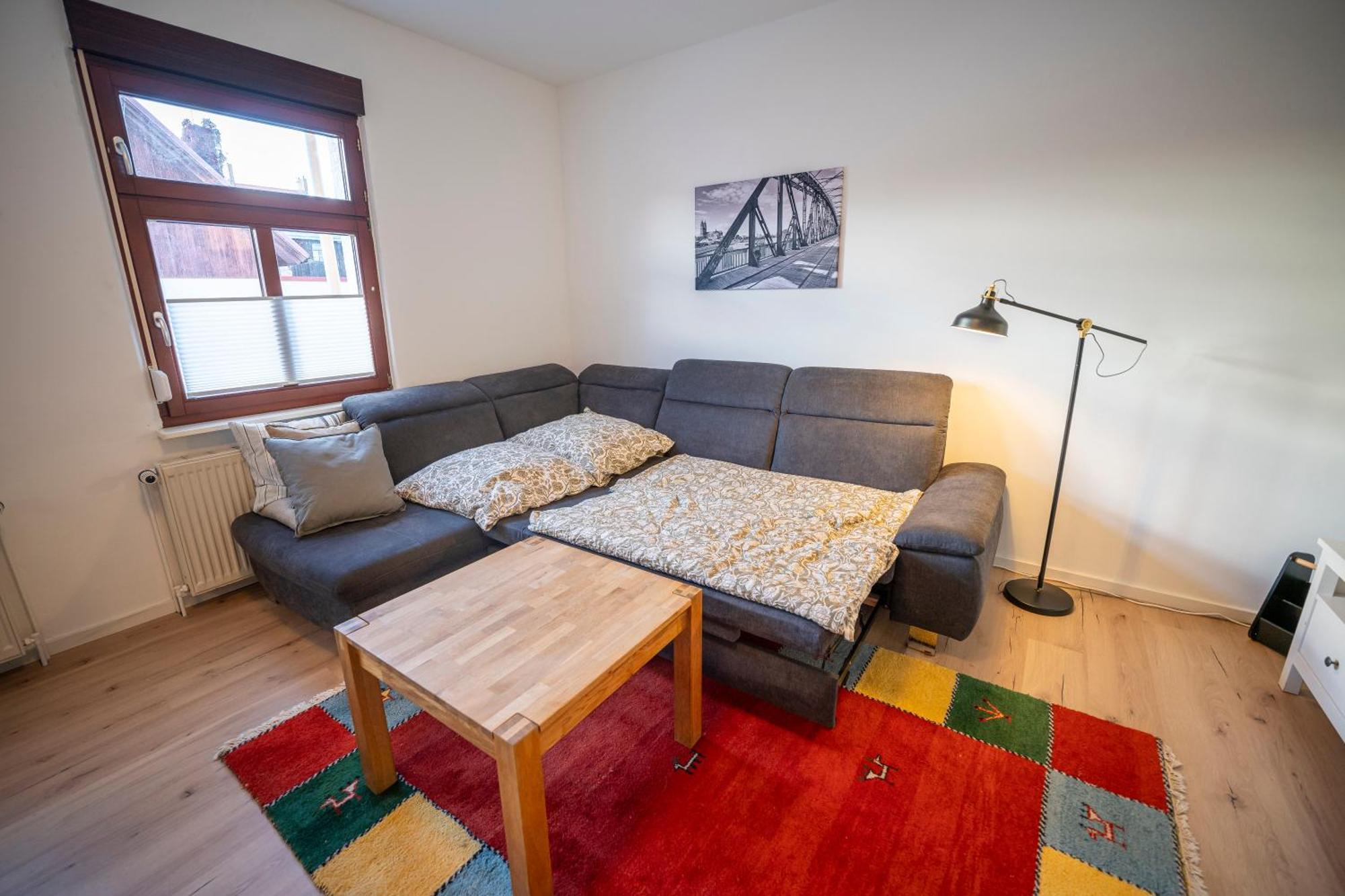 Haus Unterm Mammutbaum - Elberadweg Lägenhet Magdeburg Exteriör bild
